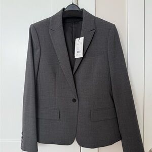 Theory Charcoal Women's Suit Jacket